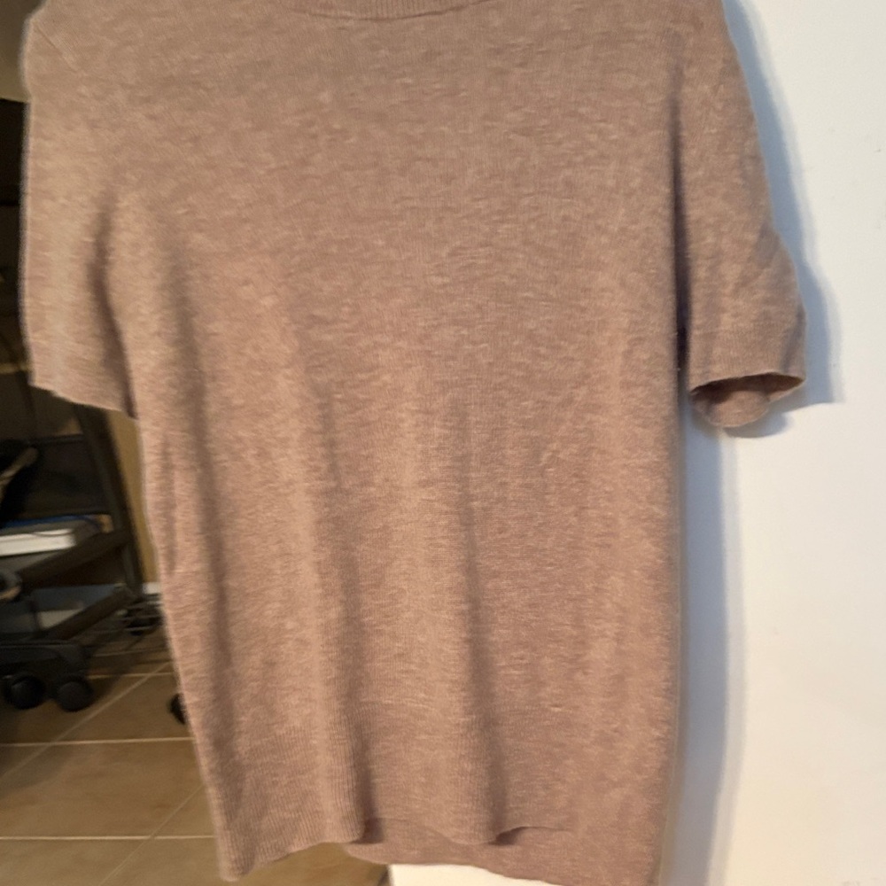 Theory Beige Knit Sweater